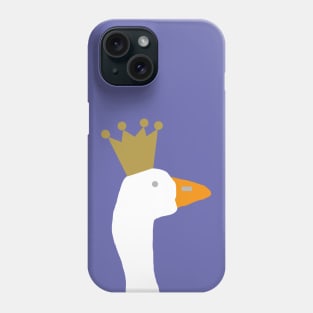 Funny Goose Crown Abstract Portrait Phone Case