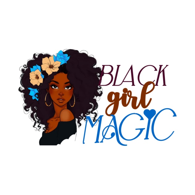 Black girl magic by Lovelybrandingnprints