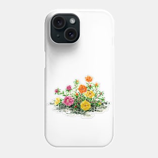 October 16th birthday flower Phone Case