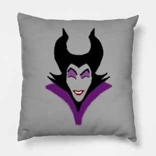 Maleficent Minimalist Pillow