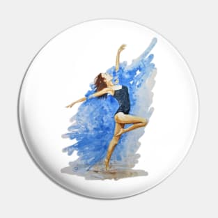 Ballerina Dancing Girl Pin