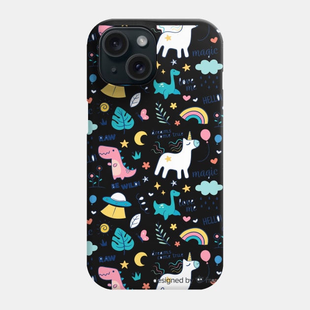 Cute Animals Phone Case by King Tiger