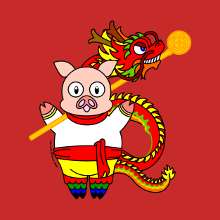 Happy Chinese New Year! The Pig and The Dragon T-Shirt