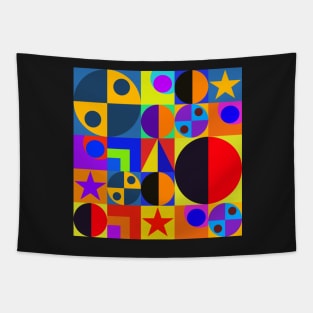 Neo geo abstract design Tapestry