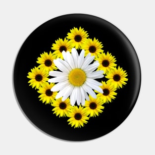 sunflowers with daisy blossoms flower daisies Pin