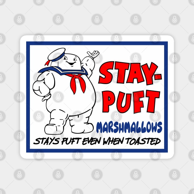 Stay Puft Marshmallow Man Magnet by Larent