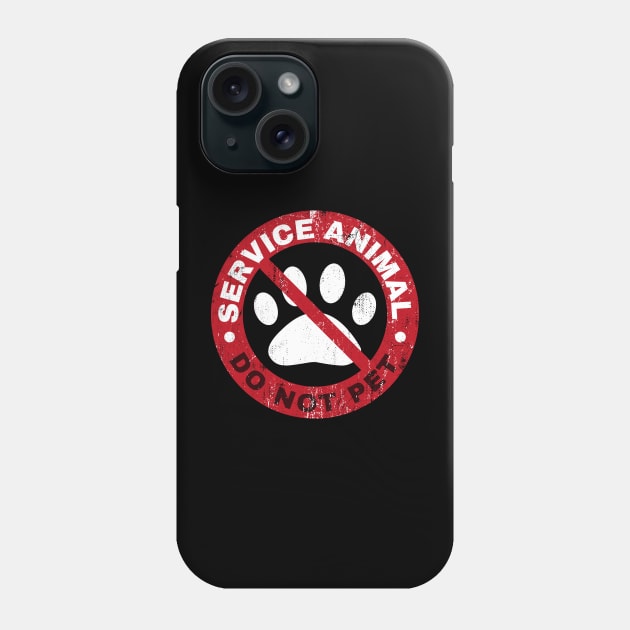 Service animal humor - Do Not Pet Phone Case by Can Photo