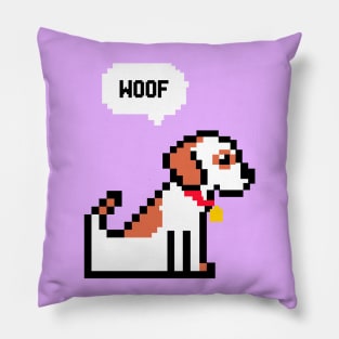 Pixel Dog Pillow