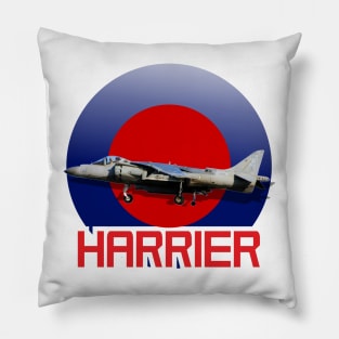 Harrier Jump jet in RAF roundel Pillow