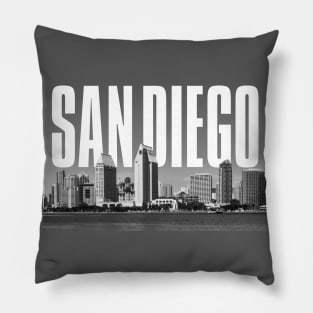 San Diego Cityscape Pillow