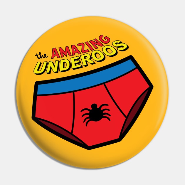 The Amazing Underoos Pin by duckandbear