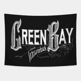 Vintage Green Bay, WI Tapestry