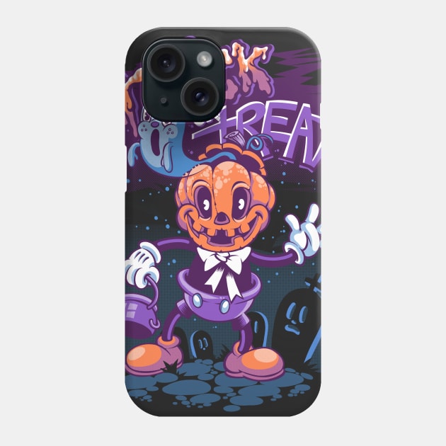 Trick or Treat Phone Case by Raki