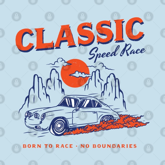 Classic Speed Race by funkymonkeytees