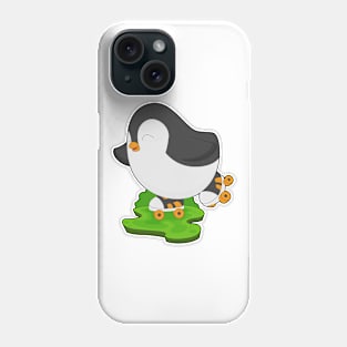 Penguin Inline skating Roller skates Phone Case