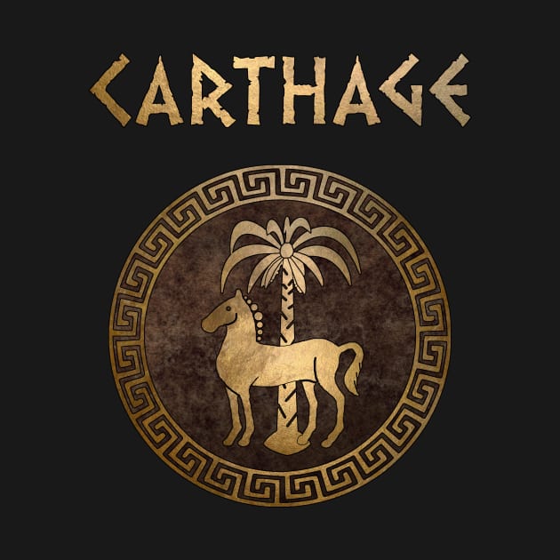 Carthage Ancient Symbol of Qart-Hadasht by AgemaApparel