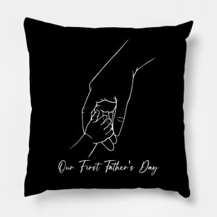 Our First Father’s Day Gift for New Dad Pillow