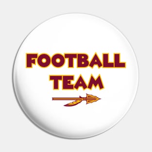 Football Team - White Pin