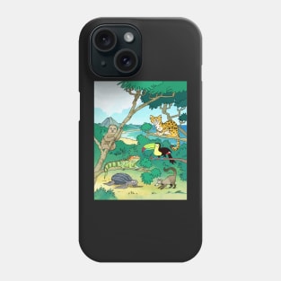 Animals of Costa Rica Phone Case