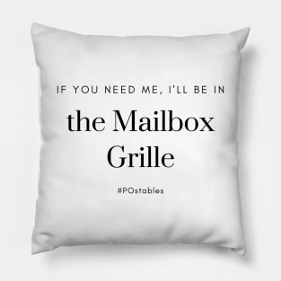 #POstables - I'll Be in the Mailbox Grille Pillow