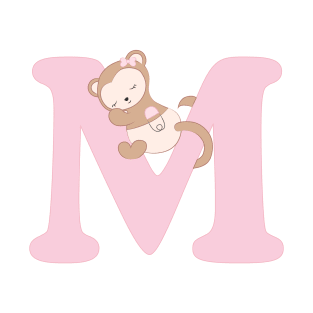 M - pink - monkey T-Shirt