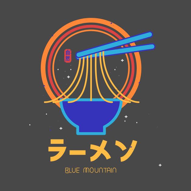 Blue Mountain Ramen by Samefamilia