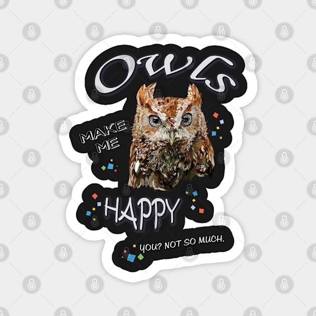 Owl Magnet by obscurite