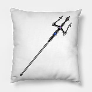 Poseidon trident fork Pillow