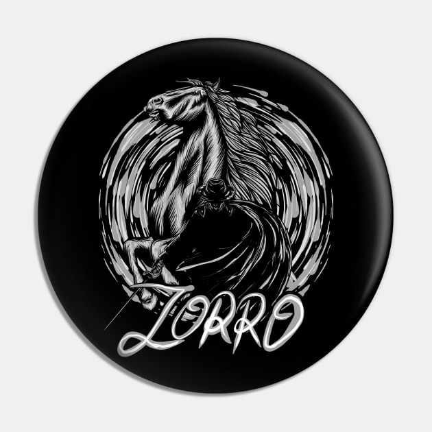 Zorro Pin by Tuye Project