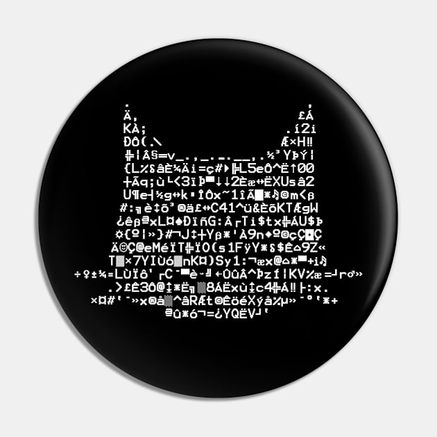 Code Cat (dark) Pin by Loading Artist
