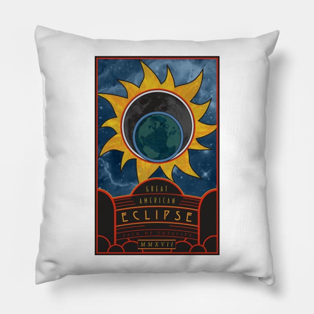 Great American Eclipse: Tarot Pillow by Black Otter