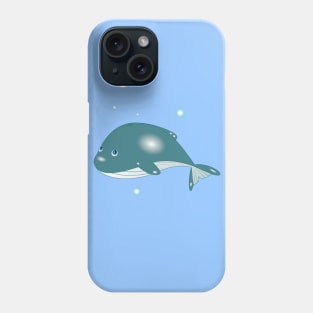 Balaenopteridae whale gray Phone Case