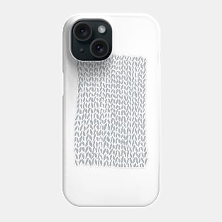 Hand Knit Grey Phone Case