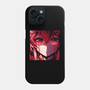 Anime Eyes - Red Sad Eyes Phone Case