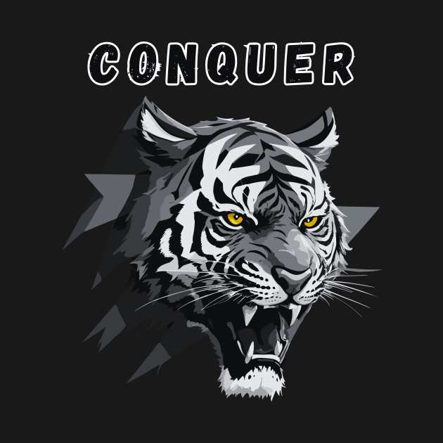 Tiger motivational quote gym by Stoiceveryday