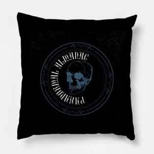 skull Paranormal Almanac Pillow