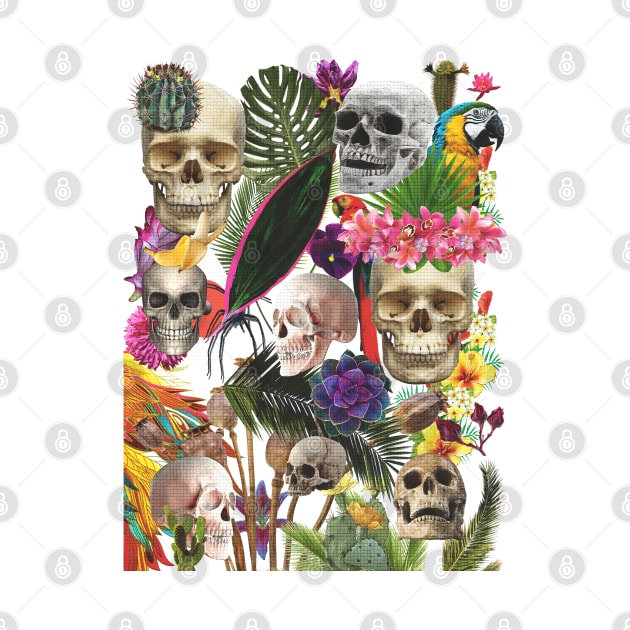 Tropical Day of the Dead by LanaBanana
