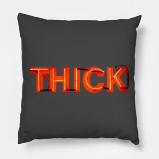 Thick Vintage Neon Pillow