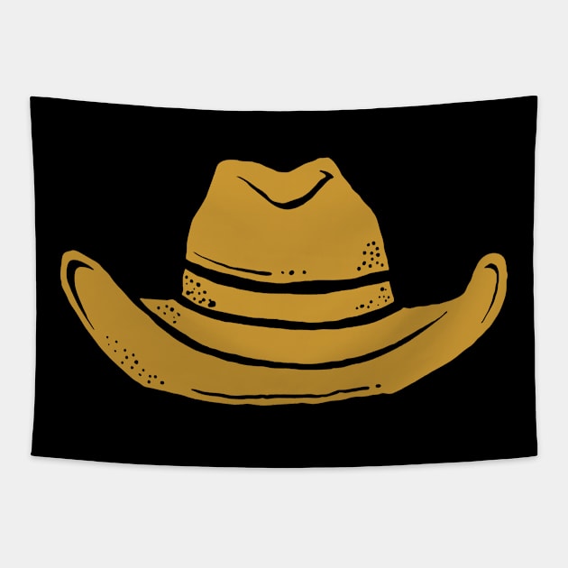cowboy hat Tapestry by ramadanlovers