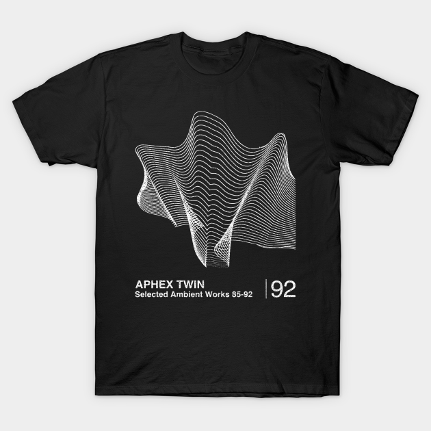 Selected Ambient Works / Minimalist Graphic Design Fan Art - Aphex Twin - T-Shirt