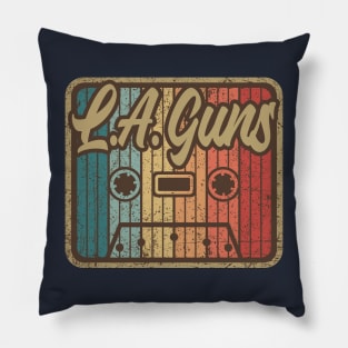 L.A. Guns Vintage Cassette Pillow