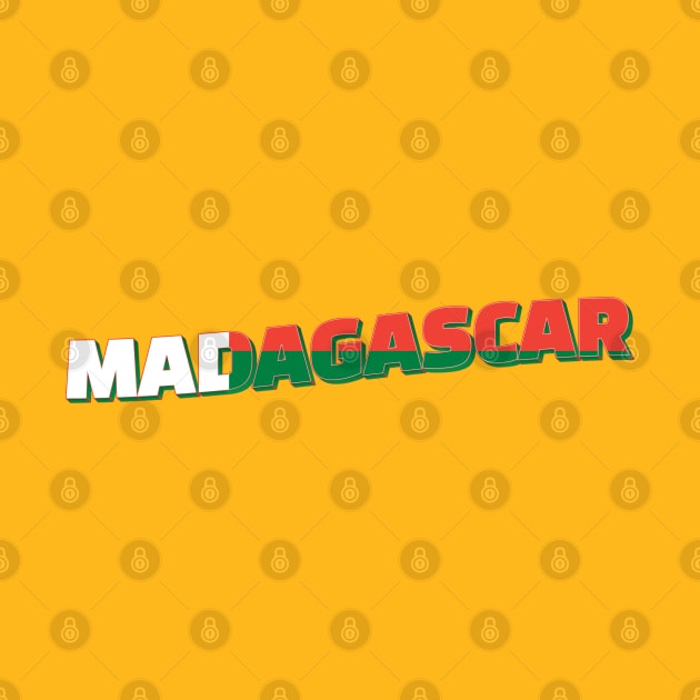 Madagascar Vintage style retro souvenir by DesignerPropo