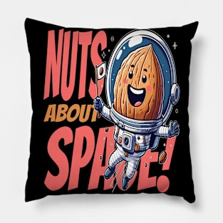 Galactic Almond Astronaut Delight: Space and Beyond Pillow