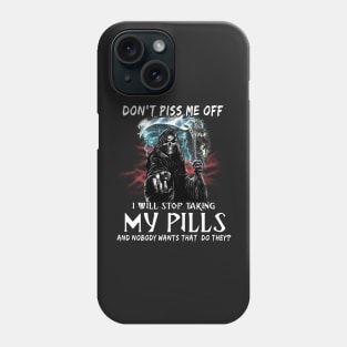 Skull Dont Piss Me Off Phone Case