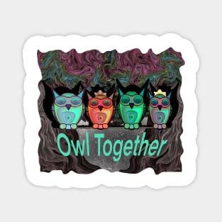 Owl Together Magnet