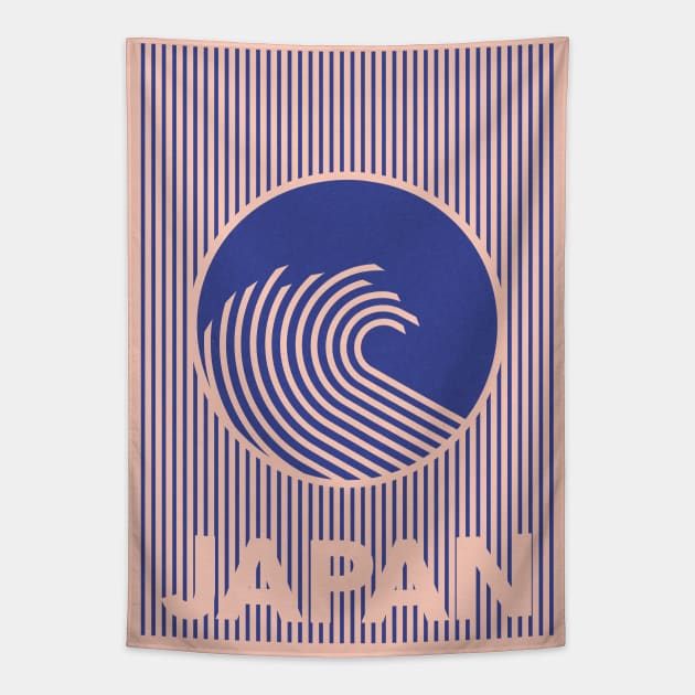 Great Wave Of Japan Tapestry by Rosi Feist