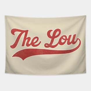 The Lou Sports Style Distressed Embroidery Tapestry