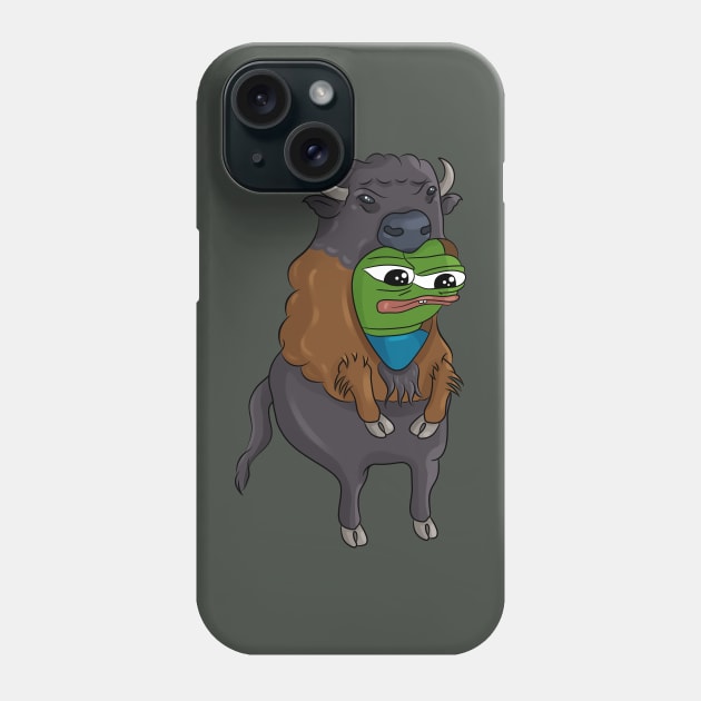 Bison Fren Phone Case by Emperor Frenguin