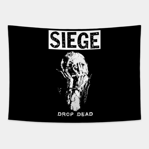 Siege "Drop Dead" Tribute Shirt Tapestry by lilmousepunk