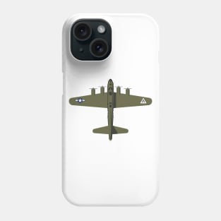 Olive Green B17 2D plane Phone Case